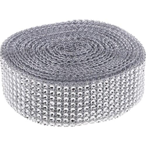 10 Yards Diamond Crystal Rhinestone Ribbon Wedding Party Sewing Decoration