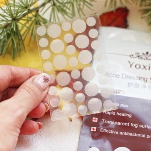 36 Pcs Acne Pimple Healing Patches Invisible Face Spot Care Sticker Transparent Hydrocolloid Repair