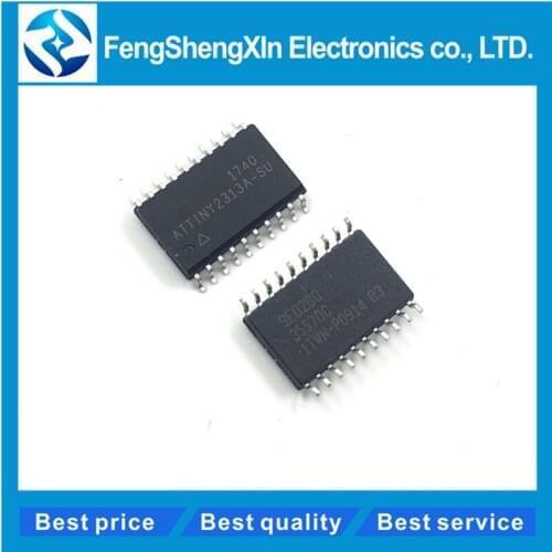5pcs/lot New ATTINY2313A-SU ATTINY2313A SOP-20 8-bit Microcontroller with 2/4K Bytes In-System Programmable Flash