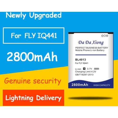 2800mAh BL4013 BL 4013 Battery For FLY IQ441 IQ 441 High Quality Mobile Phone Rechargeable Bateria Fly IQ441 Li-ion Batteries
