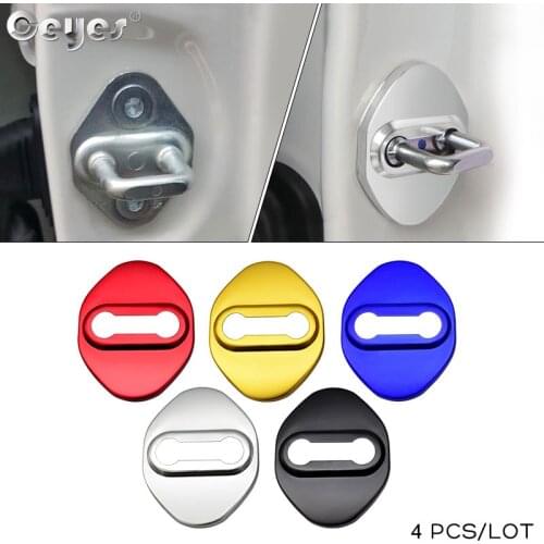 Car accessories Stickers Products Interior Parts Car Door Lock Covers Case For Toyota Corolla For Mazda For Honda Lexus 4PCS/Set