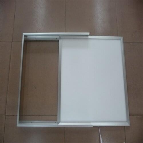 Free Shipping Surface mounted Panel Frame 600x600X50mm aluminum material super thin design white&Silver color is avaliable