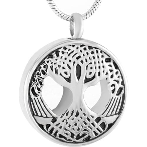 Tree of Life Key Ring Pendant For Ashes Memorial Urn Ash Holder For Pet/Human with DIY Charms