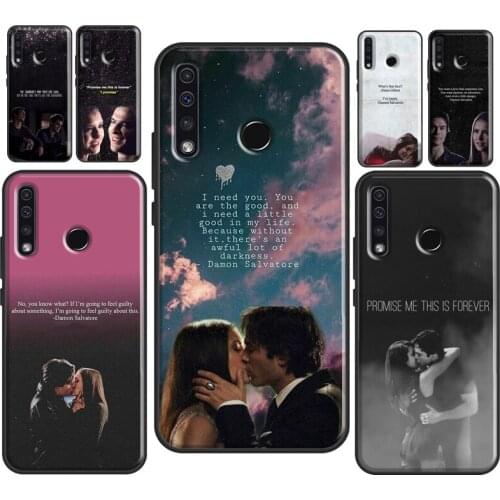 Vampire Diaries Damon Salvatore Quotes For Huawei Honor 10i 10 Lite 7X 8X 9X 10X Lite 8A 9A 8S 9S 4C 6C 7C 7A 20 Pro Phone Case