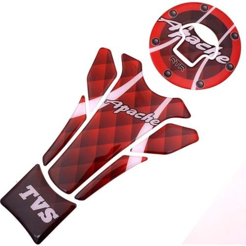 FASP Combo TVS Apache Customize Vinyl Tank Pad & Fuel Cap Sticker