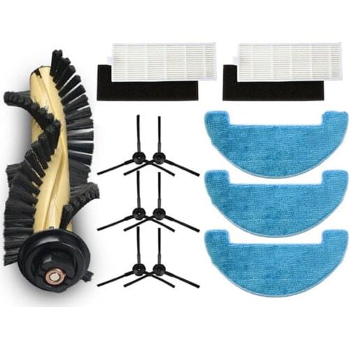 Filter+Brushes+Mop+Sponge For Ecovacs Deebot Cen663 Cen664 Dm82 Vacuum Cleaner