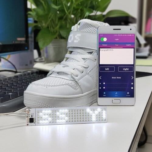5*36 Pixel White Bluetooth Flexible Led Module Display Matrix Screen For Diy APP led Sun Hat Bag T-shirt Mask Shoe Scroll Text