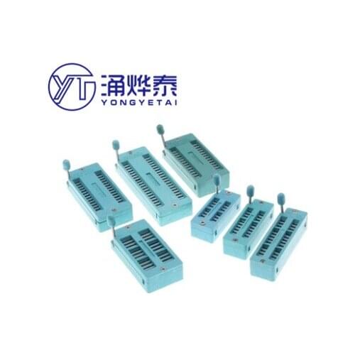 YYT 2PCS zif socket ic socket 14PIN Test Universal14P 16Pin 18Pin 20Pin 24Pin 28Pin 32Pin 40Pin Wide body narrow body IC holder