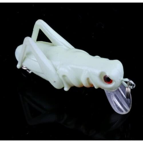 3g 3.5cm Artificial Fishing Lures Luminous Locust Grasshopper Insect Fishing Tackle