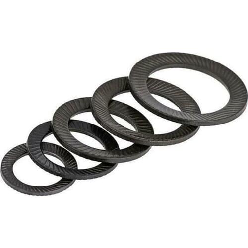 M3-M30 double-sided non-slip washers / anti-loose black washers / lock washers