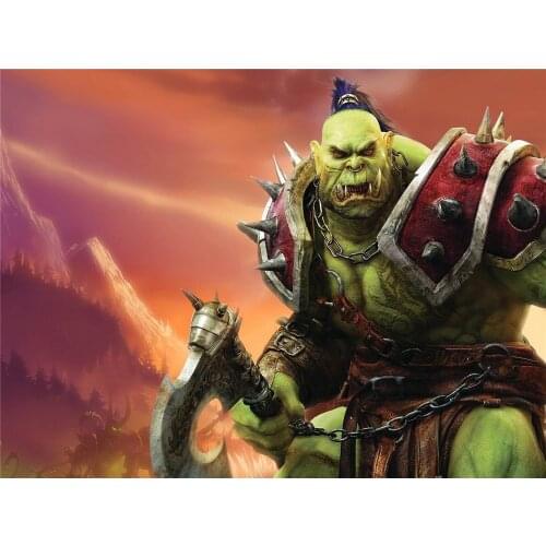 World Of Warcraft DIY Cross Stitch 11CT Embroidery Kits Needlework Craft Set Printed Canvas Cotton Thread Home Sell