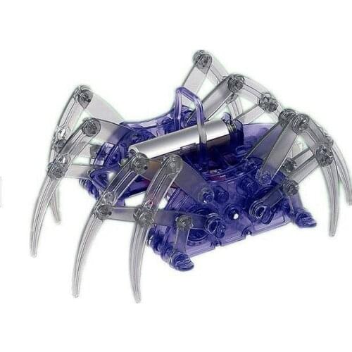 2020 New Scientific Experiment Toys DIY Spider Robot For Children Electric Spider Robot Toy Educational Assembles Toys Kits