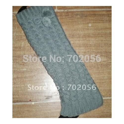 JUST ARRIVAL Solid pom pom leg warmers dance wear ITEM No.0015 20 pairs/lot