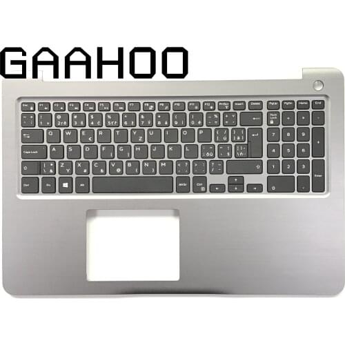 Brand new original laptop CS CZ SK keyboard for DELL INSPIRON15-5000 5565 5567 Palmrest assembly keyboard w/o backlight GRAY