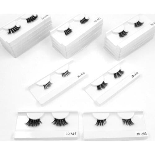 Wholesale High Quality 3D Mink Lash Pro Beauty Makeup Mini Half Corner Black False Eyelashes Natural Fake Eye Lashes Makeup