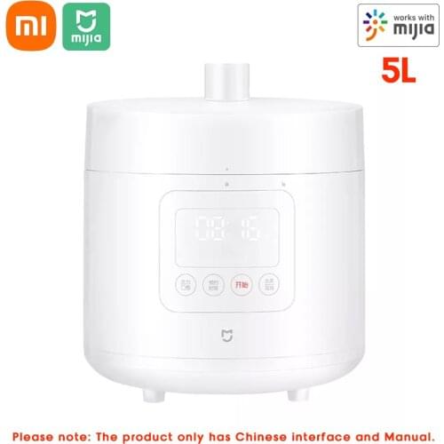 Xiaomi Mijia Smart Electric Pressure Cooker 5L APP Control Instant One-Touch Pressure Pot Rice Cooker/Steamer/Slow Cooker 220V