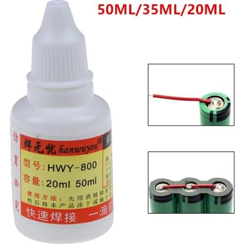 15-50ml Liquid Solders Strong solder Multifunctional metal welding flux Strong flux stainless steel Fast welding One drop works