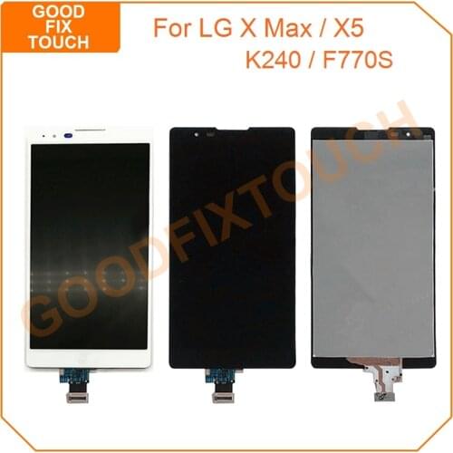 5.5" LCD Screen For LG X Max K240 K240H K240F MK6M X5 F770 F770s LCD Display Touch Screen Digitizer Assembly With Frame