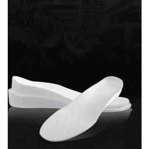 1Pair Core Increased Insole In Popcorn Soft Cushioning Boost Sports Shock Absorption Invisible Heightening Insole