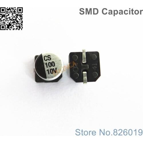 15pcs/lot 10V 100uf SMD Aluminum Electrolytic Capacitors size 5*5.4 100uf 10V