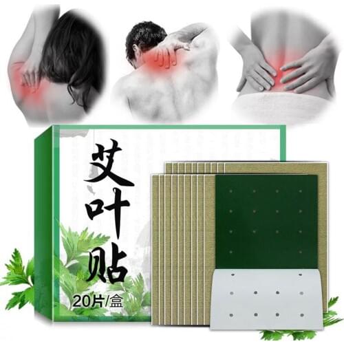 Newly 20 Pcs Wormwood Self-heating Pad Neck Shoulder Cervical Body Pain Relief Paste Pad Moxibustion JLRD 2019