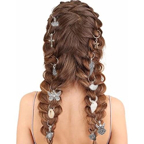 65pcs/set Silver Plated Butterfly Crown Angel Hair Clips Hairpins Hair wear Accessories For Women Girl Fashion Jewelry #252559