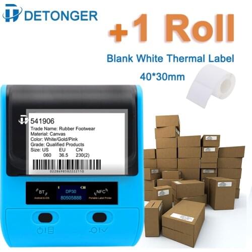 DETONGER 80mm Warehouse Logistics Sticker Label Printer Free SDK Compatible with PDA Shipping Mark Maker