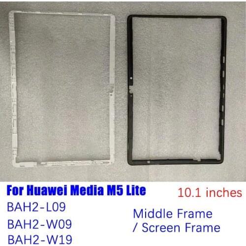 For Huawei MediaPad M5 Lite BAH2-W09 L09 W19 Front Middle Frame LCD Screen Bezel Plate Panel Chassis Replacement