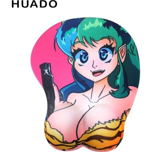 3D Mouse Pad with Wrist Rest Soft Durable Non Slip Silicone Bottom Ergonomic Design for PC Computer Office