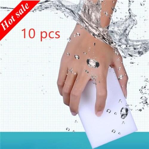 10Pcs Melamine Sponge Magic Sponge High Density Eraser Home Cleaner Cleaning Sponges for dish Kitchen Bathroom Tools wholesale