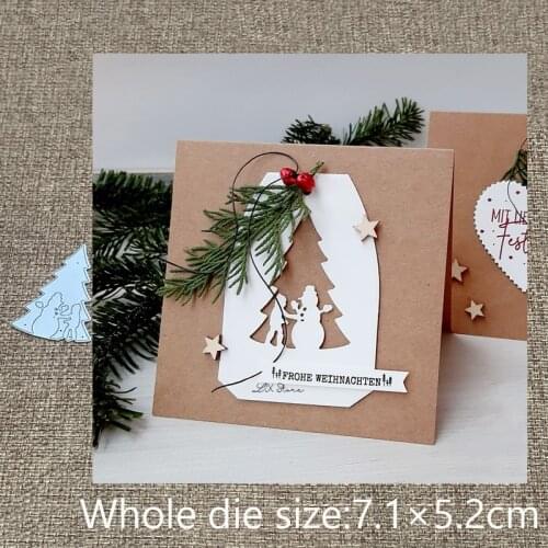 XLDesign Craft Metal stencil mold Cutting Dies boy snowman tree decoration scrapbook die cuts Album Paper Card Craft Embossing