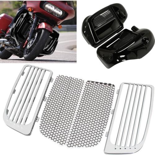 Motorcycle Lower Fairing Grill Fit for Trike Touring Electra Road Glide Ultra Classic FLHTCU FLTRUSE FLTRU FLHXSE FLHTK Radiator