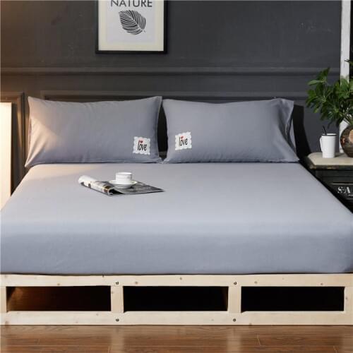 Sanding Bed Mattress Cover Solid Color Multi-regulation Single Product Gems Non-slip Bed Topper Soft Bedspread Protective Case
