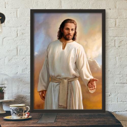 Wall Art Canvas Painting Jesus And Virgin Mary Bible Stories Nordic Posters And Prints Pure Sacred Wall Pictures For Living Room