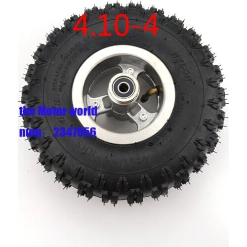NEW 4.10-4 410-4 4.10x4 410x4 WHEEL TIRE TYRE AND RIM for Off Road Go Kart Fun Cart