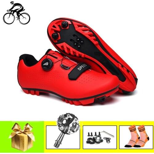 Cycling Shoes Mtb Men Breathable Self-locking Mountain Bike Sneakers SPD Pedals Sapatilha Ciclismo Mtb Racing Sport Bike Shoes