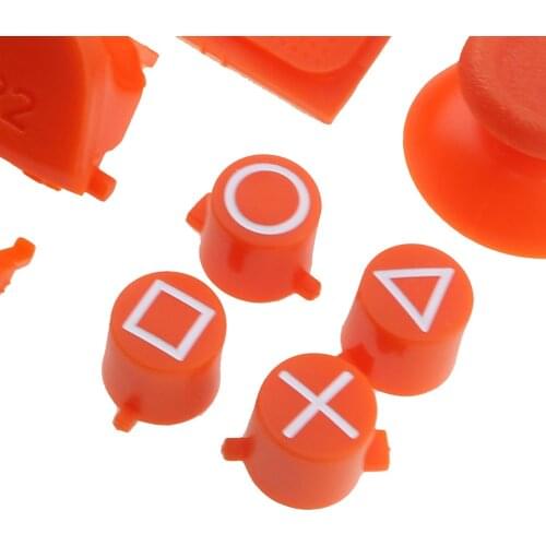 Wholesale 10 18set 18colors Full Set Joysticks D-pad R1 L1 R2 L2 Direction Key AB XY Buttons For PS4 Pro JDS JDM 040 Controllers
