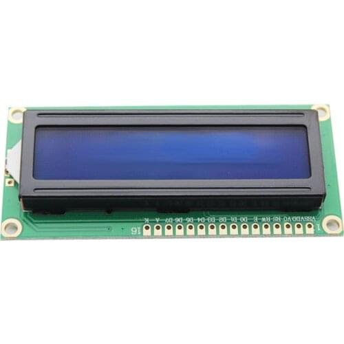 LCD1602 Blue screen with backlit LCD display 1602A-5V 1602 LCD screen 5V white font