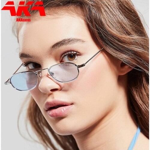 AKAgafas Vintage Sunglasses Women 2021 Luxury Brand Glasses for Women/Men Small Eyeglasses Women Mirror Oculos De Sol Feminino