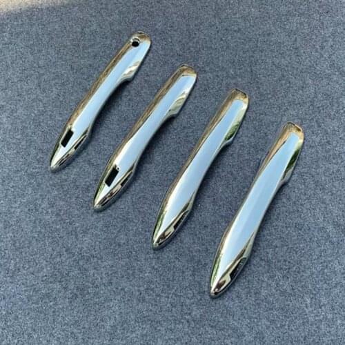 Car Styling ABS Chrome Side Door Handle Cover Trim For Toyota Harrier Venza XU80 2020 2021