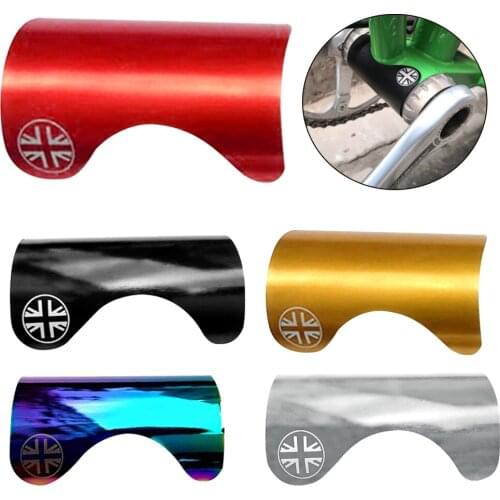 Alloy Bicycle Frame Protector Pads Folding Bike Bottom Brackets BB Sticker Protect Guard Pad Outdoor Cycling Bicycle Accessories