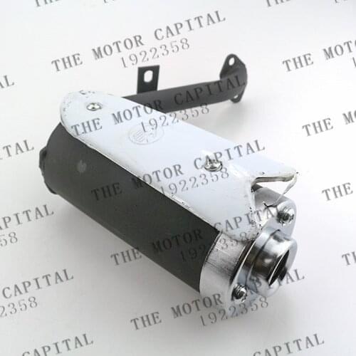 Good quality 38mm Universal Motorcycle Exhaust Pipe Muffler for 50cc 110cc 125cc 140cc Dirt Pit Quad Bike ATV