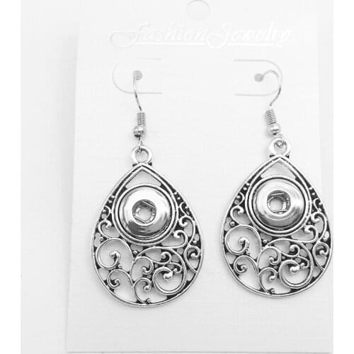 XH622 NEW Snap button Earring necklace (fit 12mm Snaps )