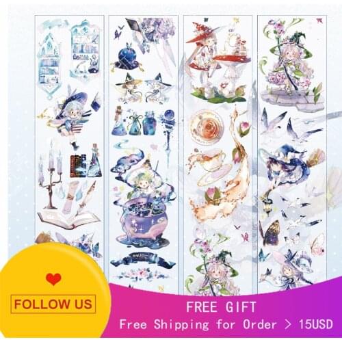1 Loop Decorative Journal Washi Tape Sample Magic Girls Own Release Paper