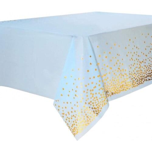 1PCS PEVA Disposable Waterproof Tablecloth Table Cover Wedding decoration Birthday Party Decor table decoration mantel mesa