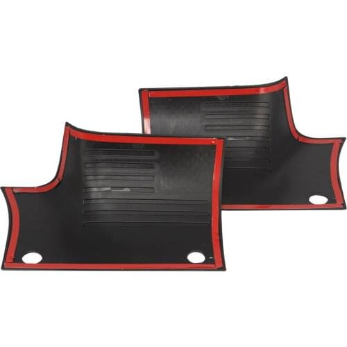 2 pcs ABS Engine Hood Guards Trim Flag Hood A Pillar Wrap Angle Decorative Cover Frame Trim for Jeep Wrangler JL 2018-2019