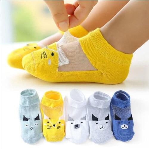 5Pairs/lot Summer Mesh Thin Baby Socks for Girls Cotton Infant Baby Socks Newborn Boy Toddler Socks Baby Clothes Accessories