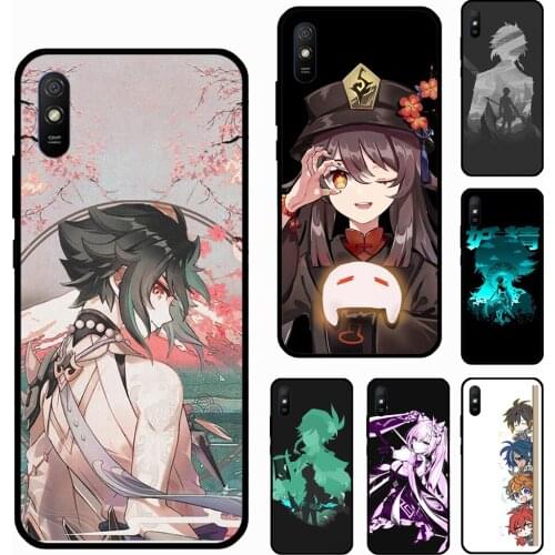 Genshin Impact For Xiaomi Redmi Note 10 Pro 9S 8T Note8 Note9 Pro Case For Redmi 9 9A 8A 7A 9C 9T Cover