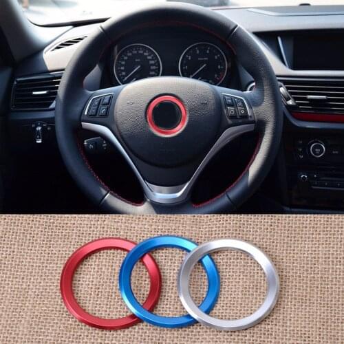 DWCX Car Steering Wheel Center Decoration Ring For logo Cover For BMW 1 3 4 5 7 Series M3 M5 GT3 GT5 X1 X3 X5 X6 2013 2014 2015