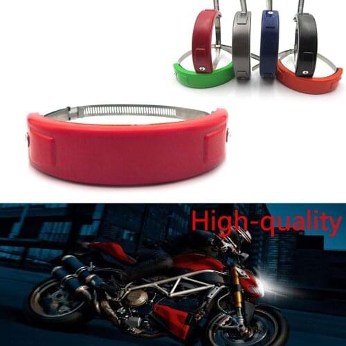 For HONDA CB500X CB500 Motorcycle Silencer Round Oval Exhaust Protector Protect Can Cover Scope 100mm-160mm new style